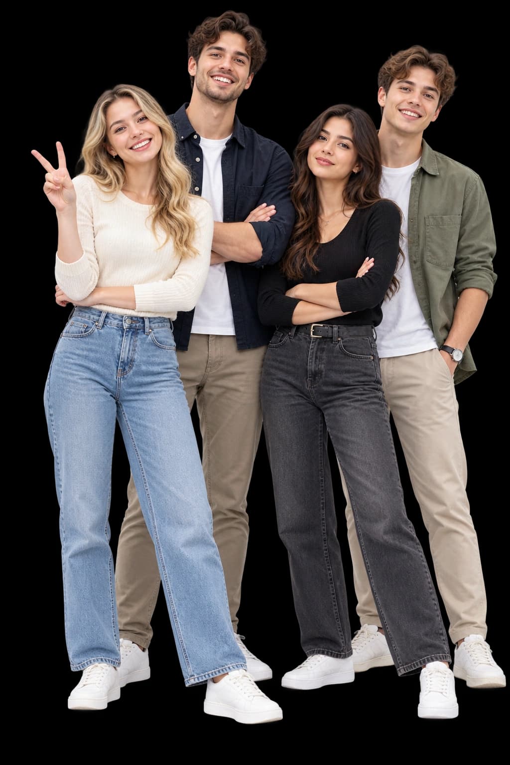 Four members of the team